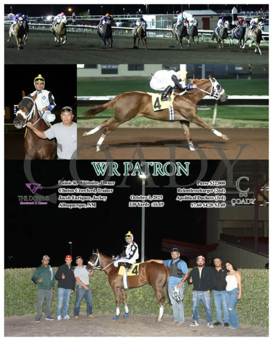 WR PATRON - 10-03-25 - R06 - ALB Downs at Albuquerque