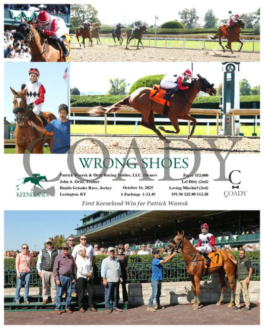 WRONG SHOES - 101625 - Race 02 - KEE Keeneland
