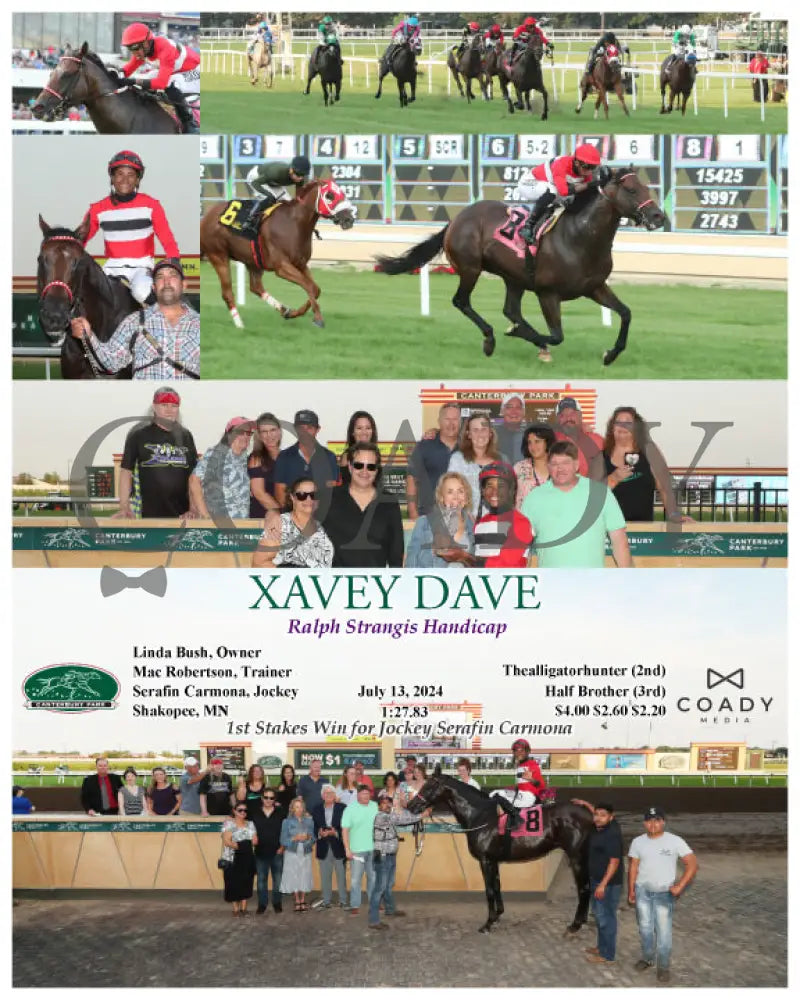 Xavey Dave - Ralph Strangis Handicap 07-13-24 R06 Cby Canterbury Park