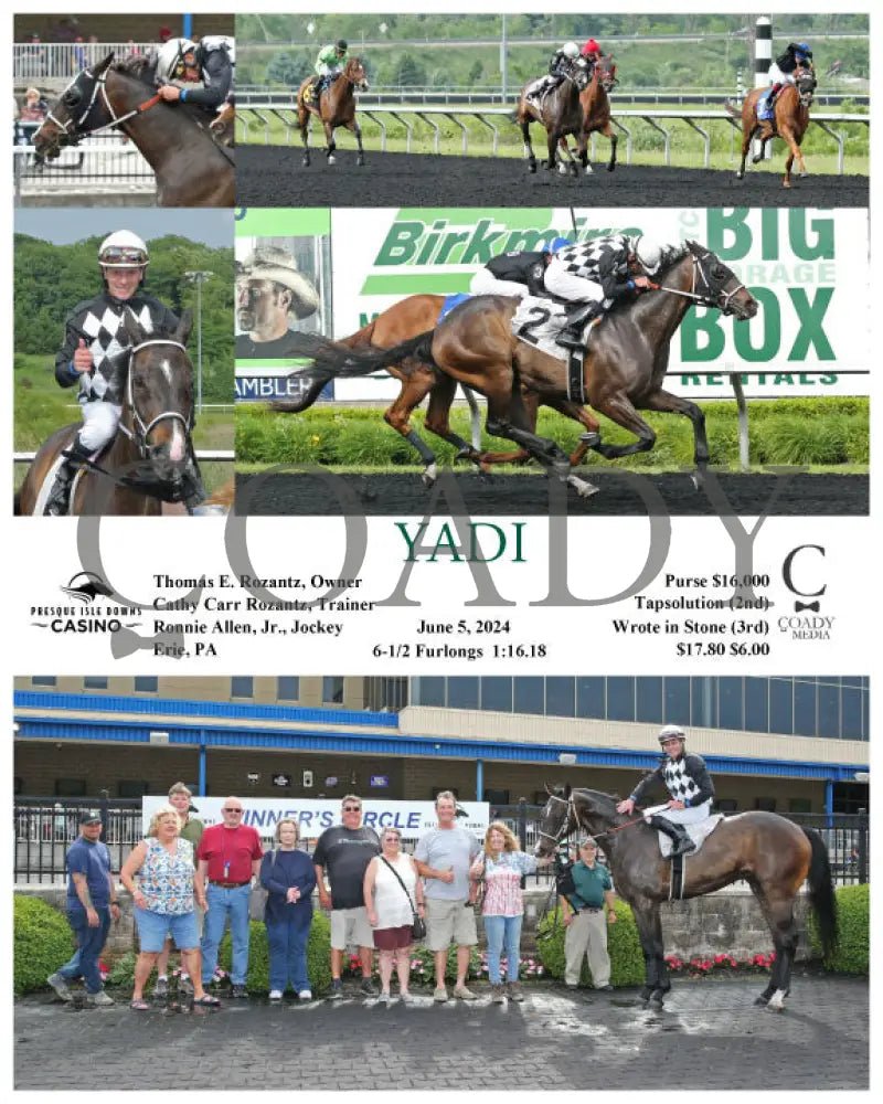 Yadi - 06-05-24 R06 Pid Presque Isle Downs