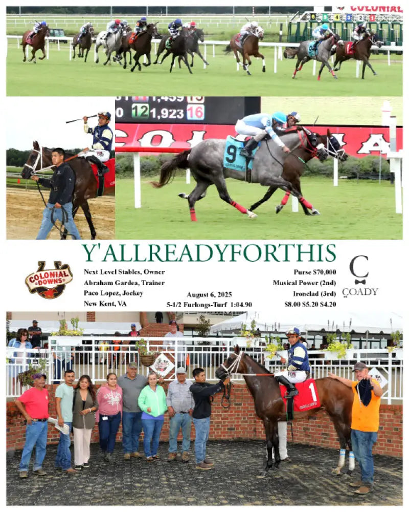 Y’ALLREADYFORTHIS - 08-06-25 - R05 - CNL Colonial Downs