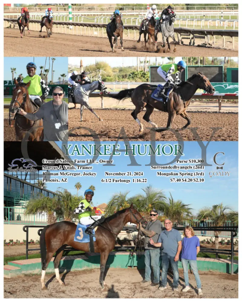 Yankee Humor - 11-21-24 R07 Tup Turf Paradise