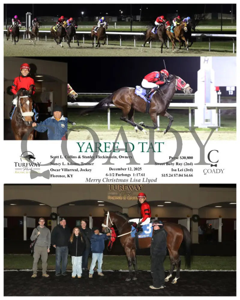 YAREE D TAT - Merry Christmas Lisa Llyod - 12-12-25 - R06 - TP - Coady Media - Kurtis Coady Photography