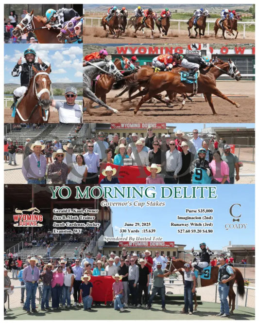 YO MORNING DELITE - Governor’s Cup Stakes - 06-29-25 - R04 - WYO Wyoming Downs