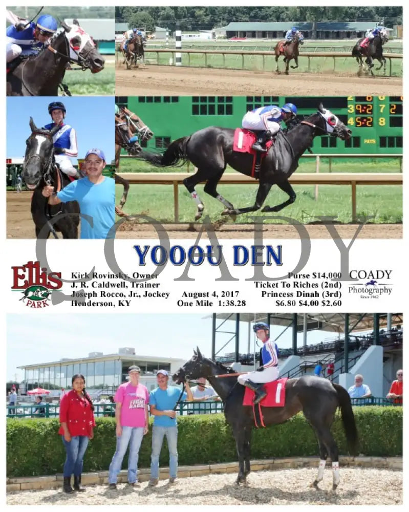 Yooou Den - 080417 Race 03 Elp Ellis Park