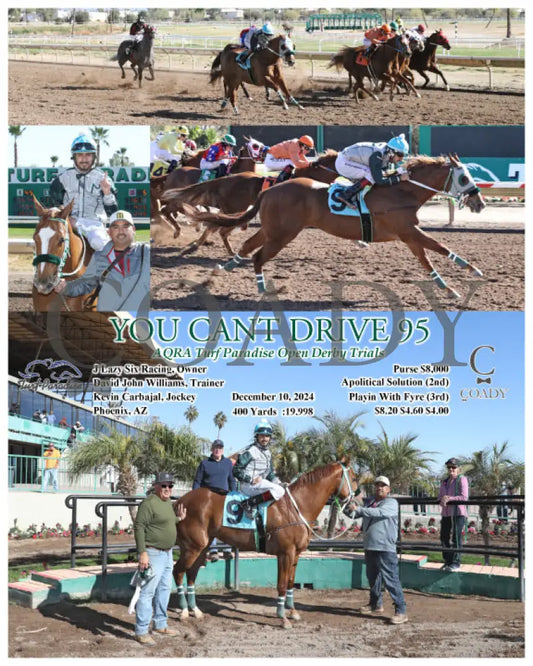 You Cant Drive 95 - Aqra Turf Paradise Open Derby Trials 12-10-24 R01 Tup