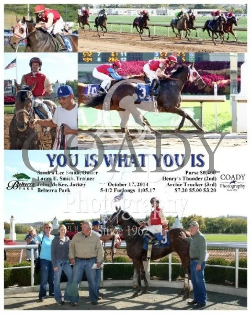 You Is What - 101714 Race 05 Btp Belterra Park