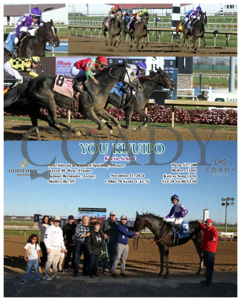 You Kuuipo - Kevin Schott 11-11-24 R05 Ind Indiana Grand