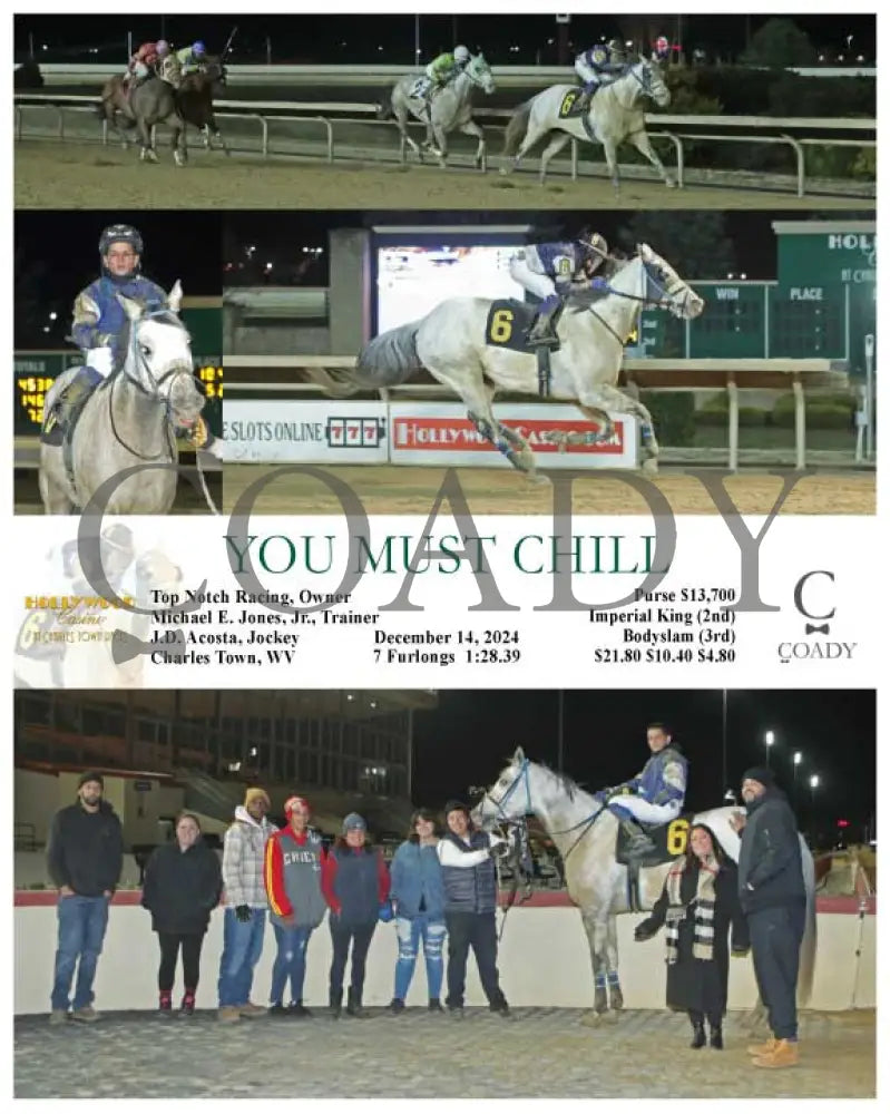 You Must Chill - 12-14-24 R09 Ct Hollywood Casino At Charles Town Races