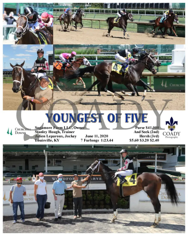 Youngest Of Five - 06-11-20 R07 Cd Churchill Downs