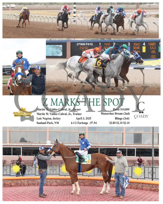 Z MARKS THE SPOT - 04-03-25 - R02 - SUN Sunland Park