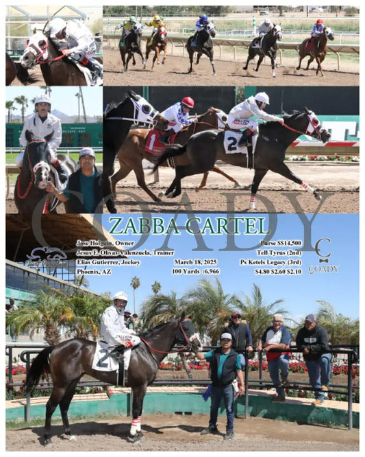 ZABBA CARTEL - 03-18-25 - R01 - TUP Turf Paradise