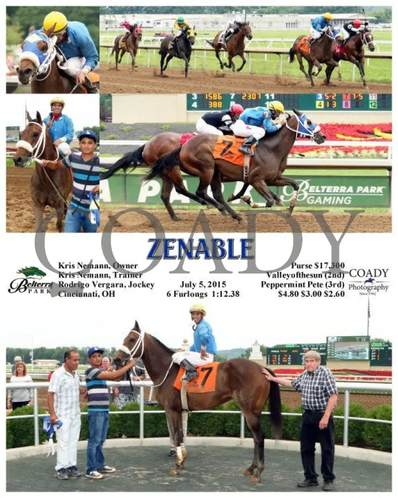 Zenable - 070515 Race 03 Btp Belterra Park