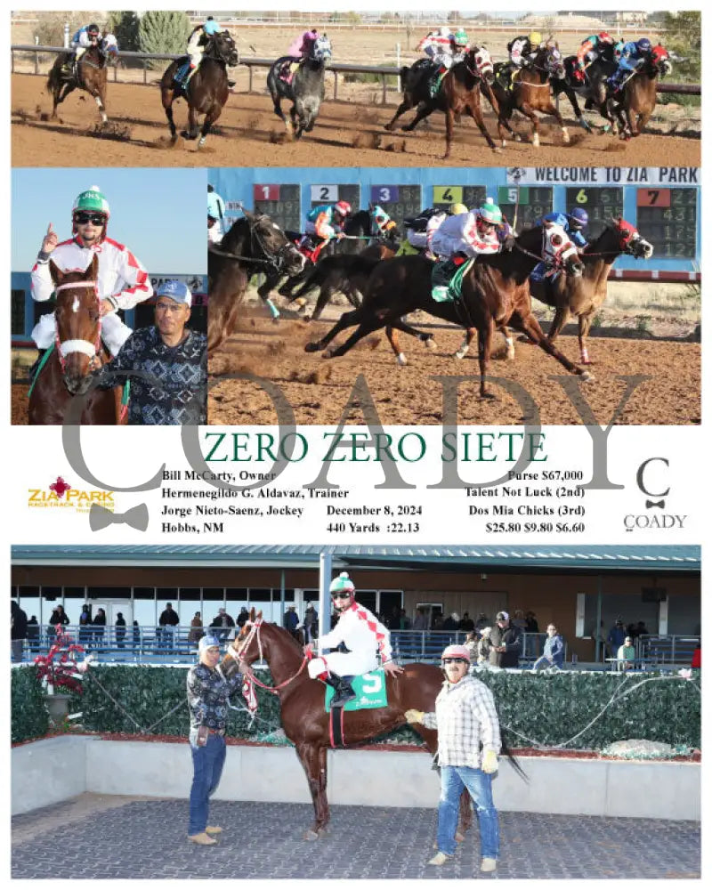 Zero Siete - 12-08-24 R09 Zia Zia Park