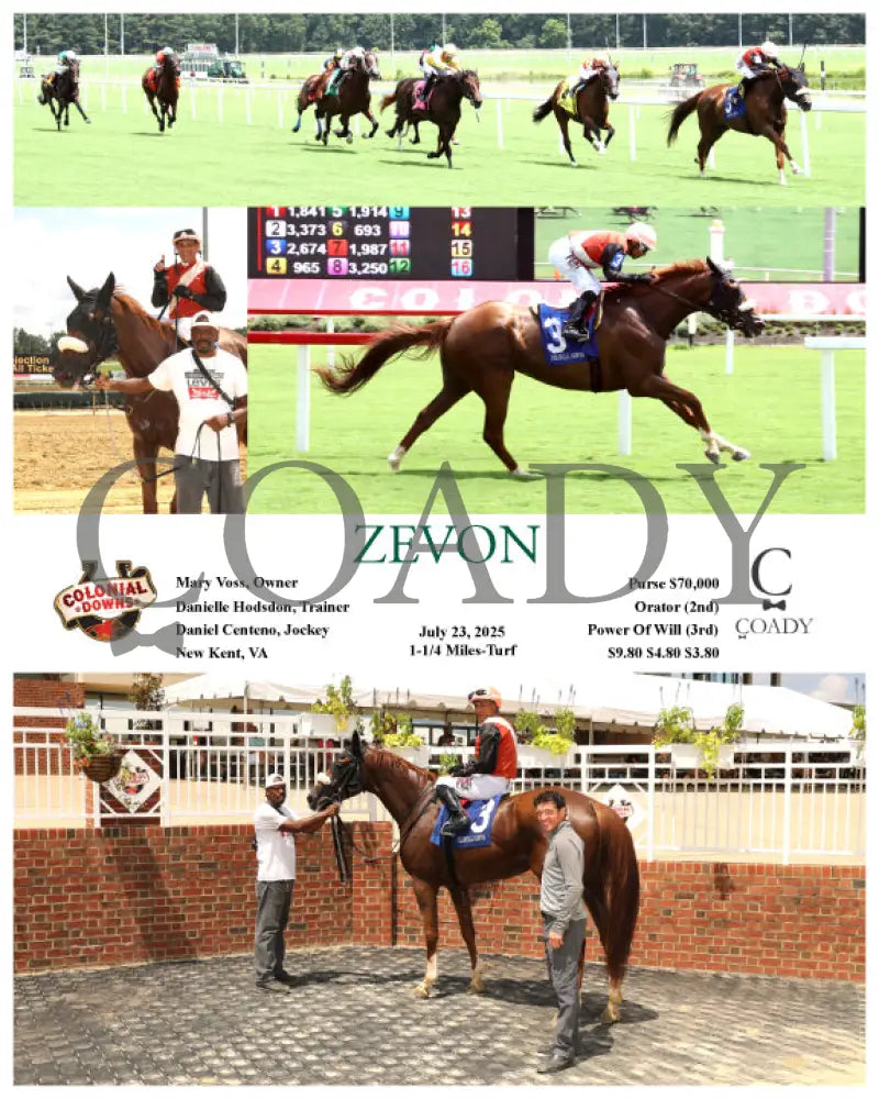 ZEVON - 07-23-25 - R04 - CNL Colonial Downs