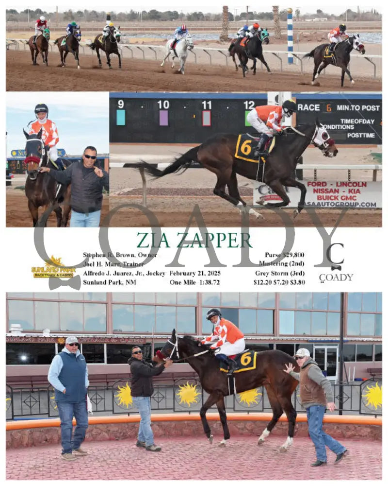 ZIA ZAPPER - 02-21-25 - R06 - SUN Turfway Park