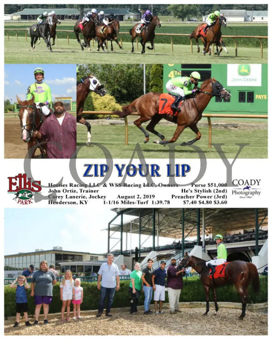 Zip Your Lip - 08-02-19 R07 Elp Ellis Park