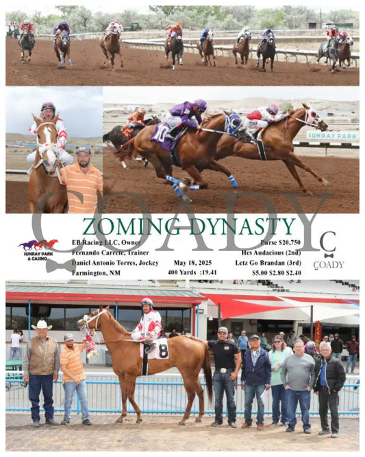 ZOMING DYNASTY - 05-18-25 - R05 - SRP SunRay Park