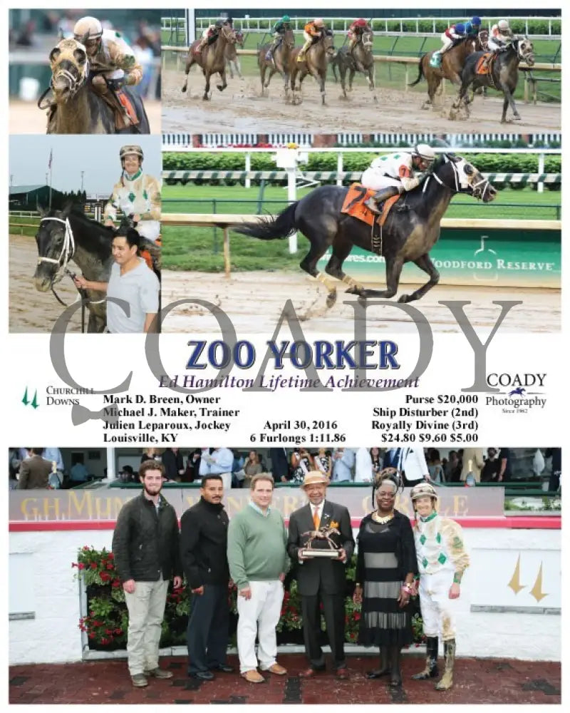 Zoo Yorker - 043016 Race 04 Cd Group Churchill Downs
