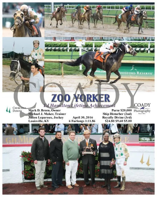 Zoo Yorker - 043016 Race 04 Cd Group Churchill Downs