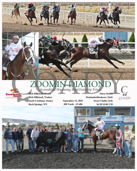 ZOOMIN DIAMOND - Accredited Wyoming Bred Futurity Trials - 09-13-25 - R08 - SWF - Coady Media - Kurtis Coady Photography