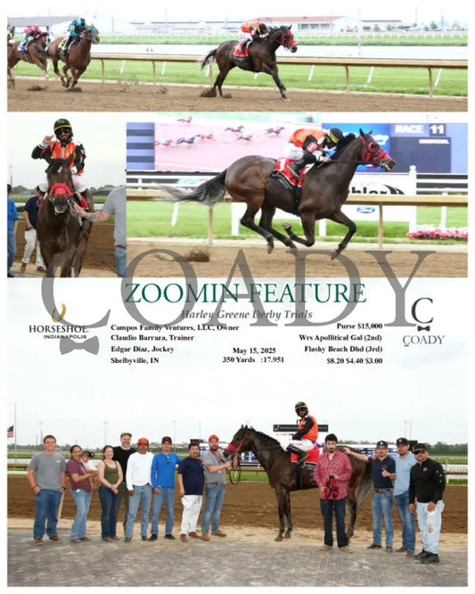 ZOOMIN FEATURE - Harley Greene Derby Trials - 05-15-25 - R11 - IND Indiana Grand