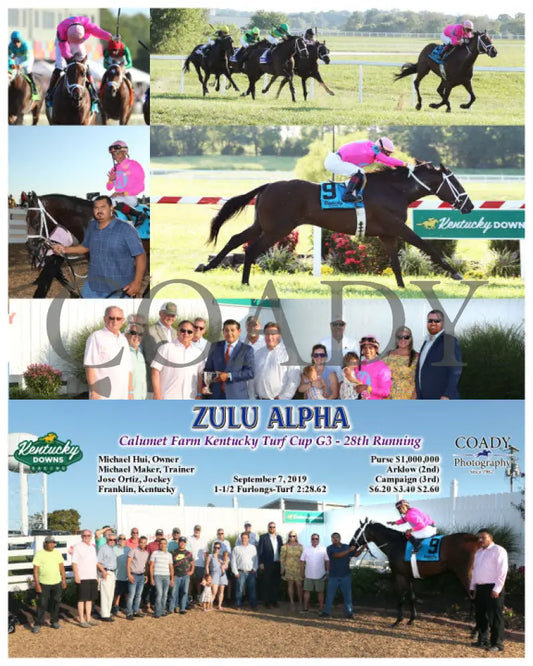 Zulu Alpha - Calumet Farm Kentucky Turf Cup G3 28Th Running 09-07-19 R10 Kd Downs