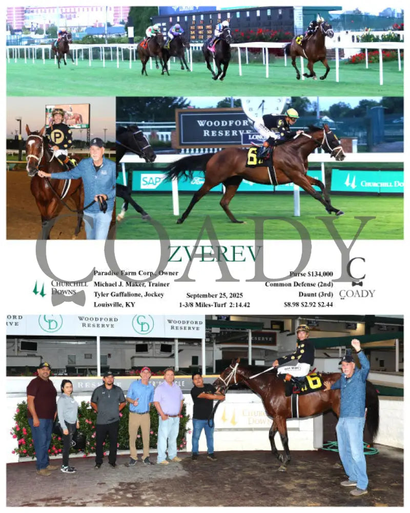 ZVEREV - 092525 - Race 06 - CD Churchill Downs